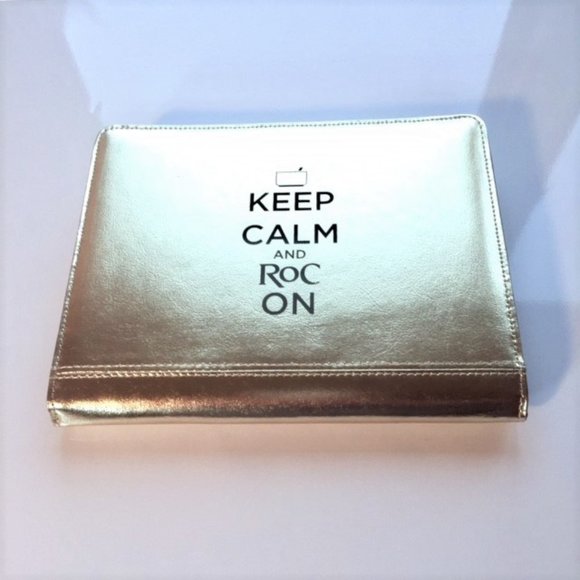 Gemline iPad Case Gold Leather Multi-Position - Picture 2 of 9